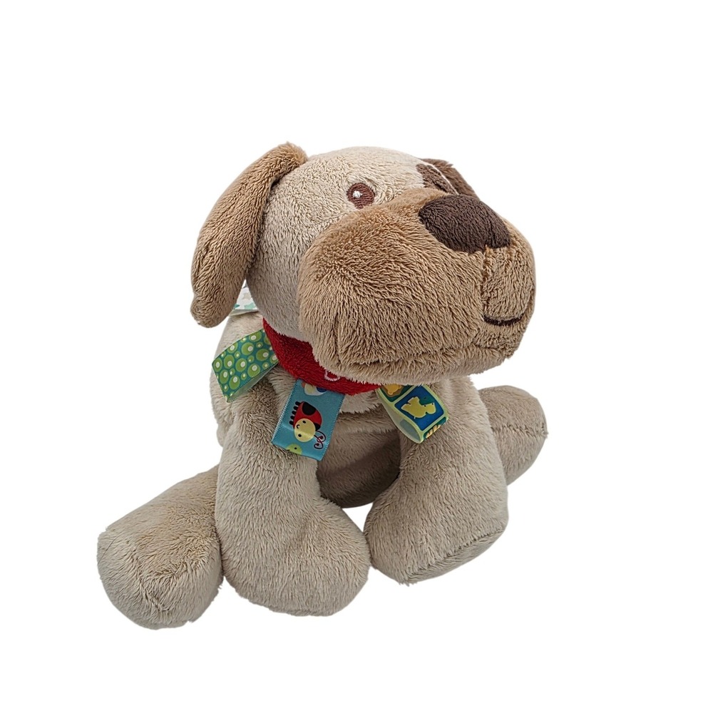 Mary Meyer Taggies Buddy The Dog Plush Stuffed Animal Baby Developmental Toy /RR